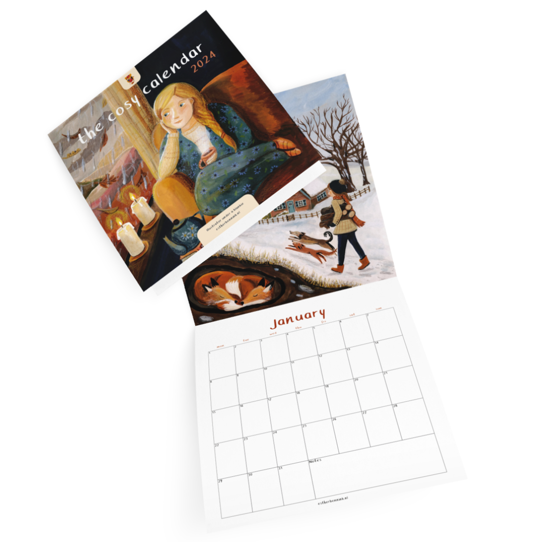 Cosy kalender 2024 - Esther Bennink