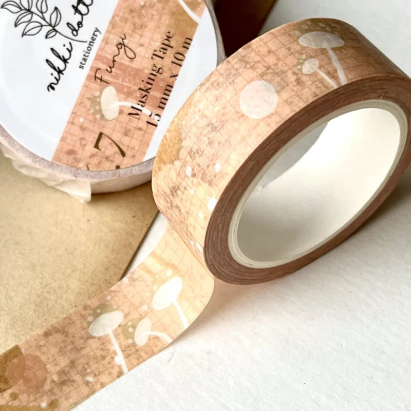 Washi tape Fungi - Nikki Dotti