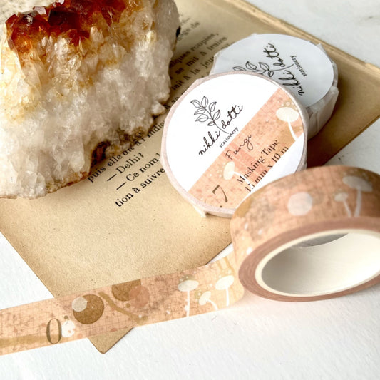Washi tape Fungi - Nikki Dotti