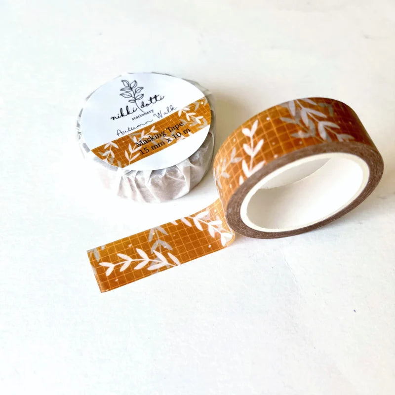 Washi tape Autumn Walk - Nikki Dotti
