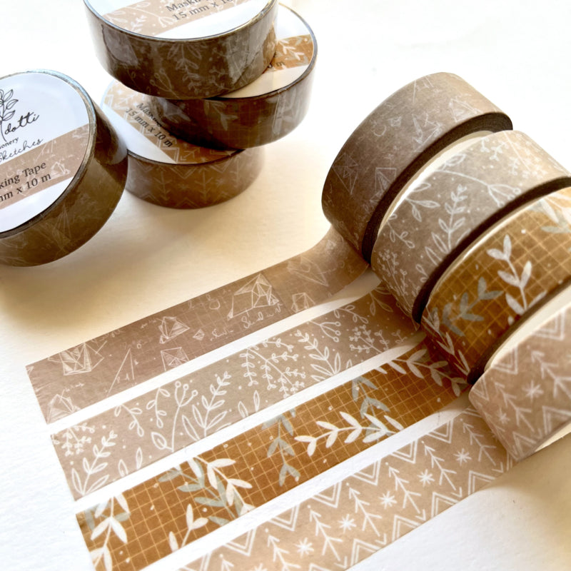 Washi tape Autumn Walk - Nikki Dotti