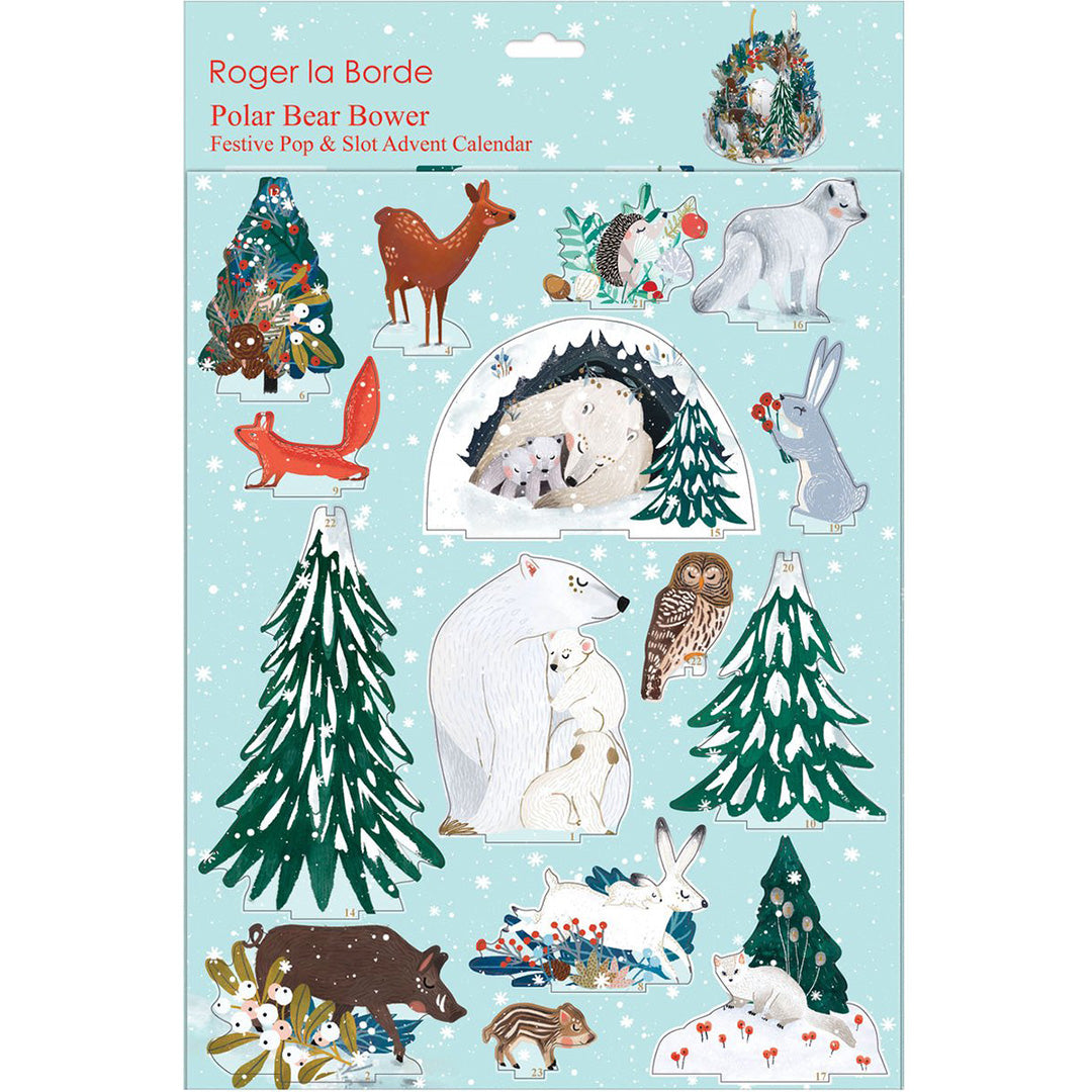 Pop-up adventskalender Polar Bear - Roger la Borde