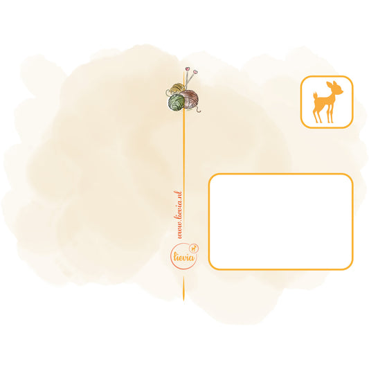 Kaart schaapje - Lievia