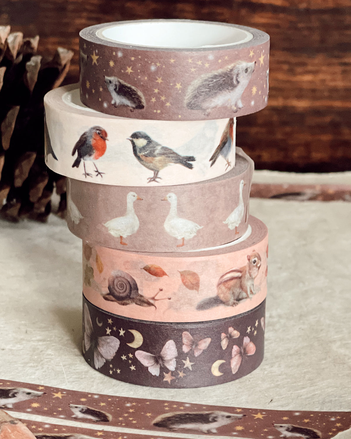 Washi tape Moonlit Moths - Iris Esther