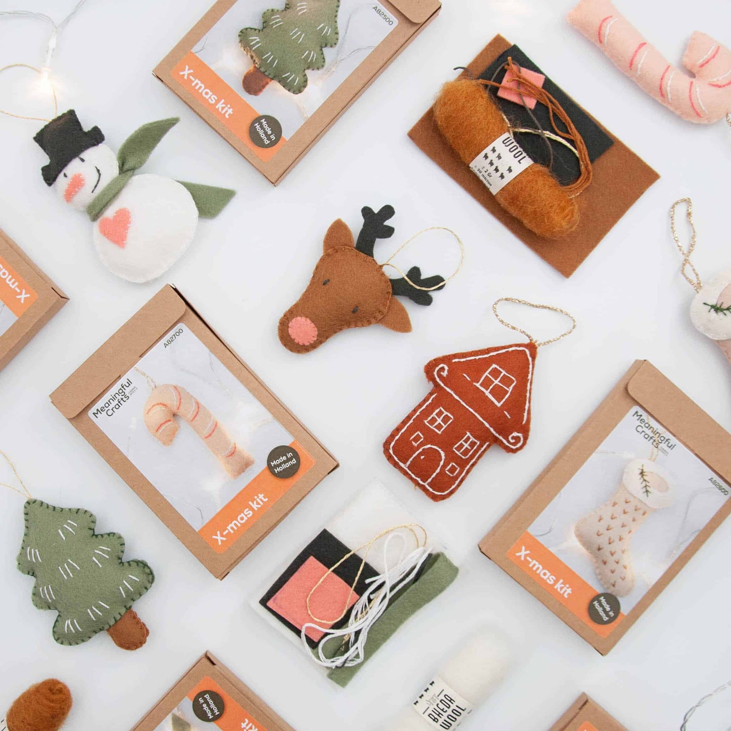 X-mas kit zuurstok - Meaningful Crafts
