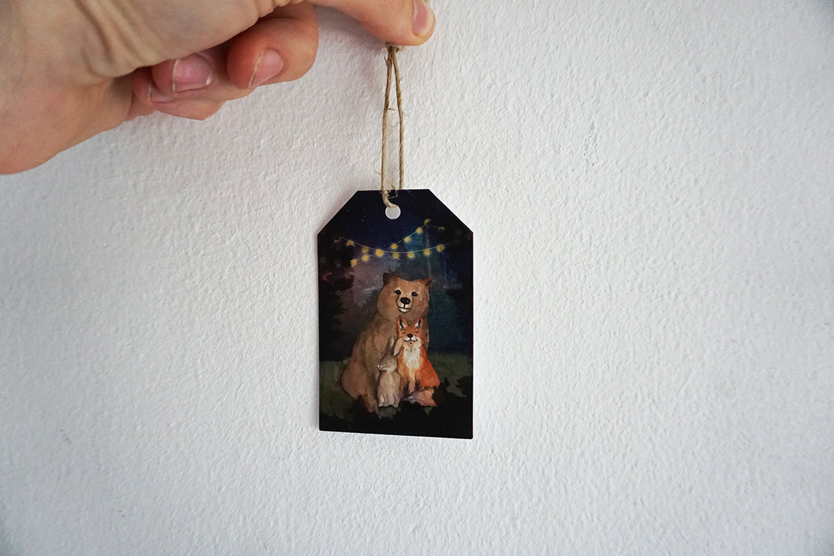Cadeaulabelset Bosdieren - Lotte Drouen