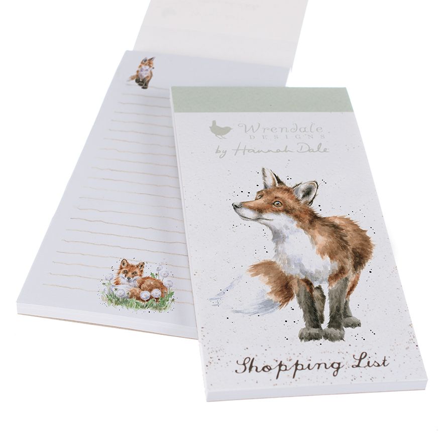 Shopping List vos Bright Eyed and Bushy Tailed - Wrendale