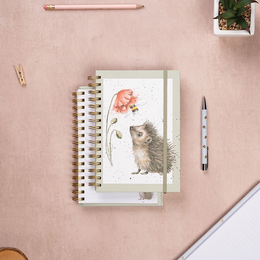 Notitieboek A5 Egel Busy as a Bee - Wrendale