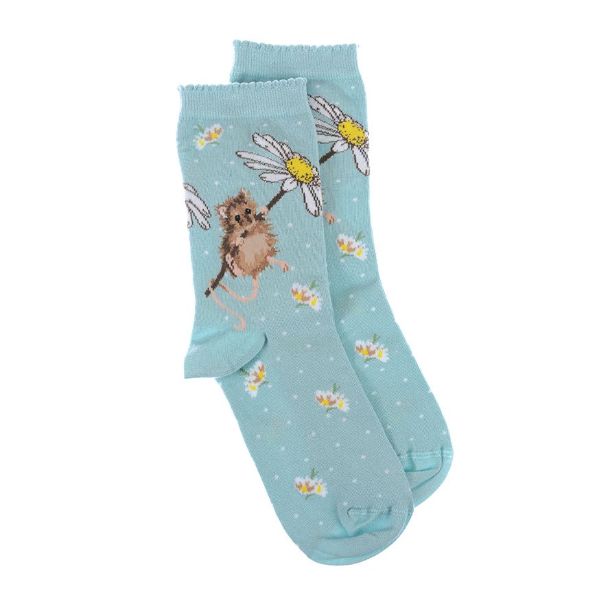 Sokken Muis Oops a Daisy - Wrendale