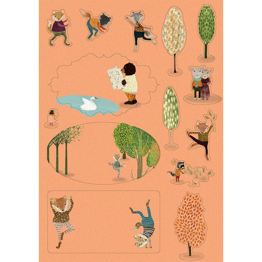 Postpapier Yoga in the Park - Roger la Borde