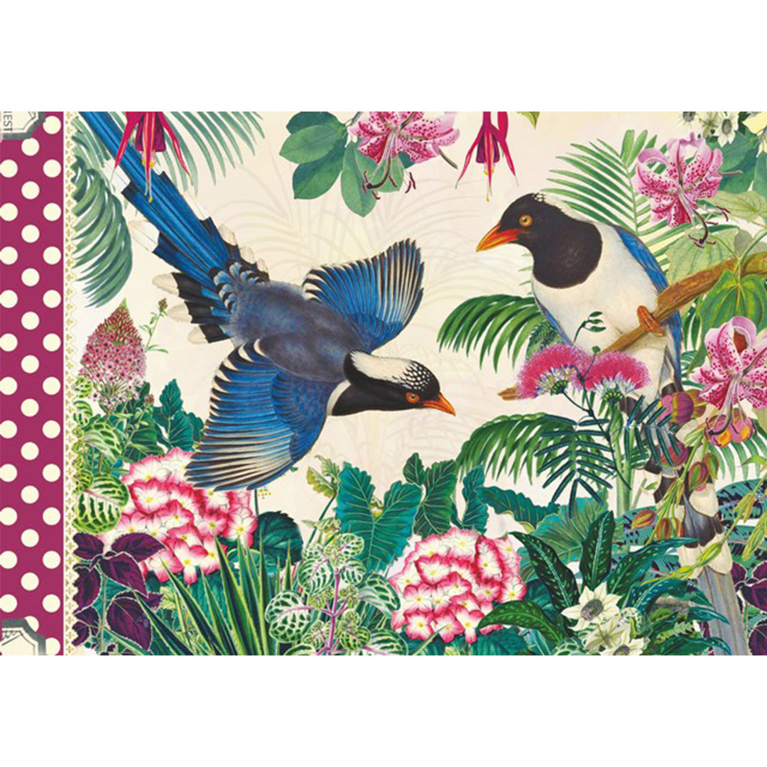 Geïllustreerd notitieboekje Les oiseaux - Gwenaëlle Trolez Créations