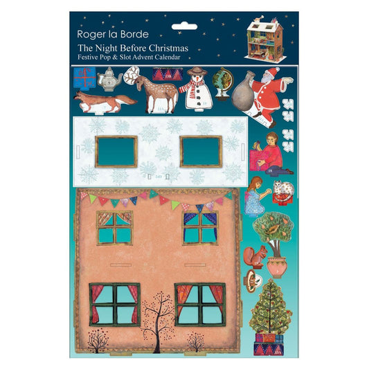 Pop-up adventskalender The Night Before Christmas - Roger la Borde