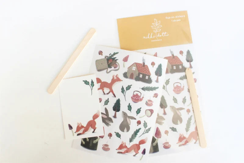 Rub on stickers Woodland - Nikki Dotti