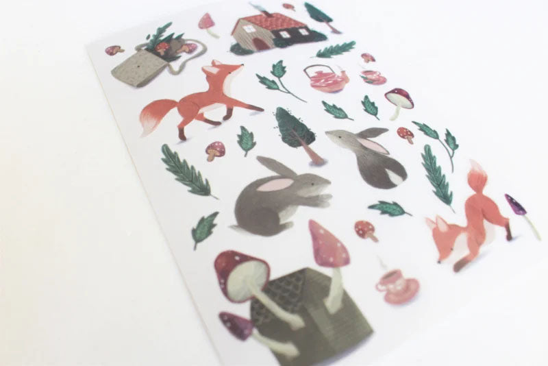 Rub on stickers Woodland - Nikki Dotti