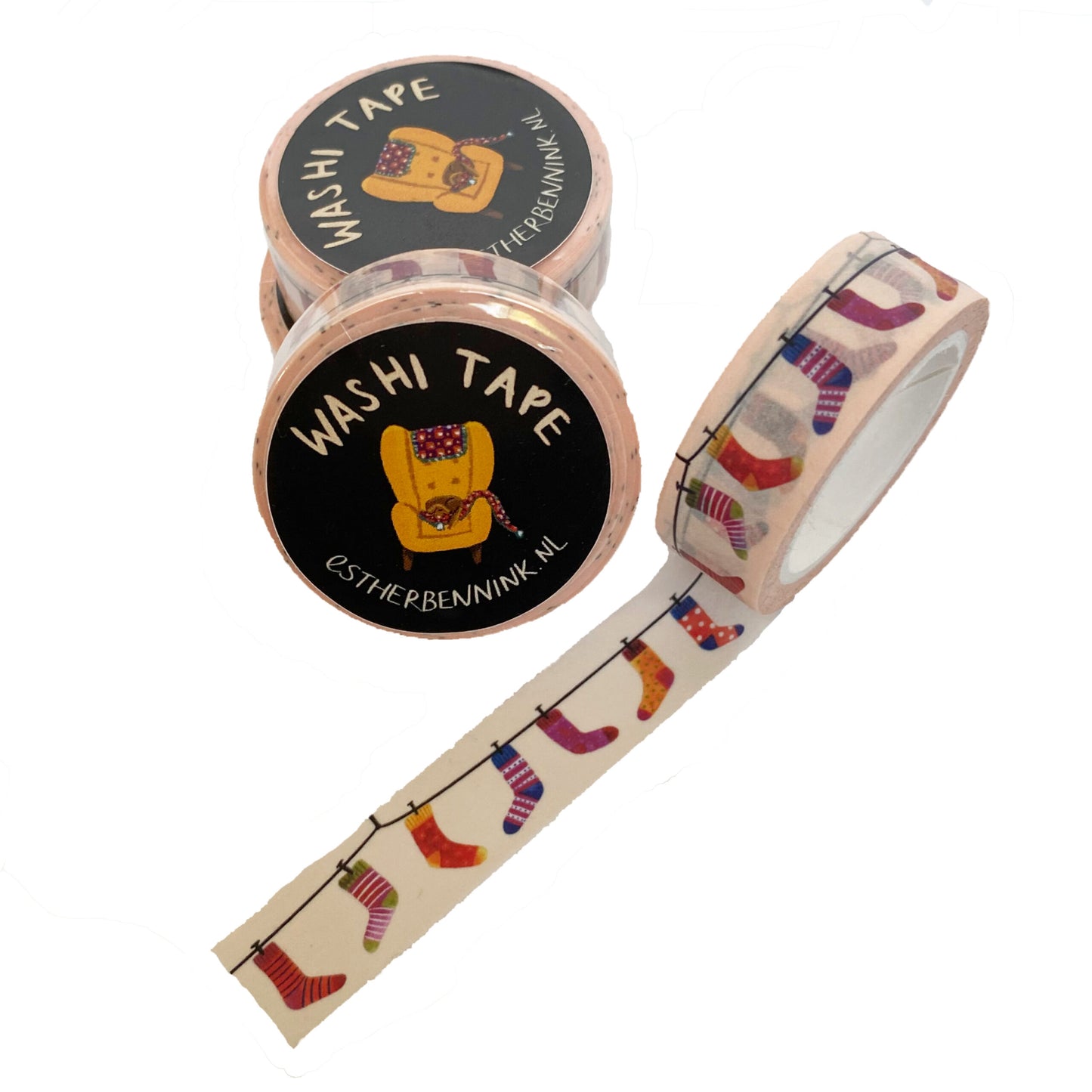Washi tape Sokken - Esther Bennink