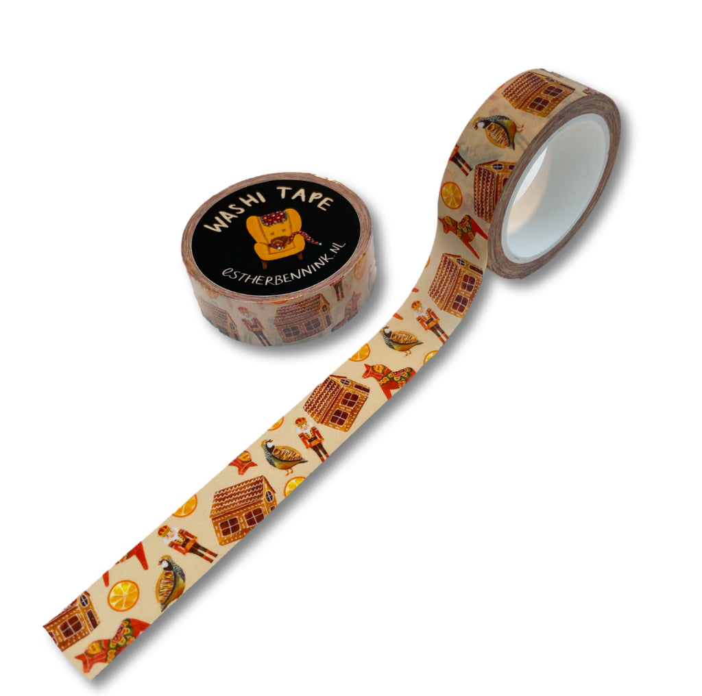 Washi tape Kerstgevoel - Esther Bennink