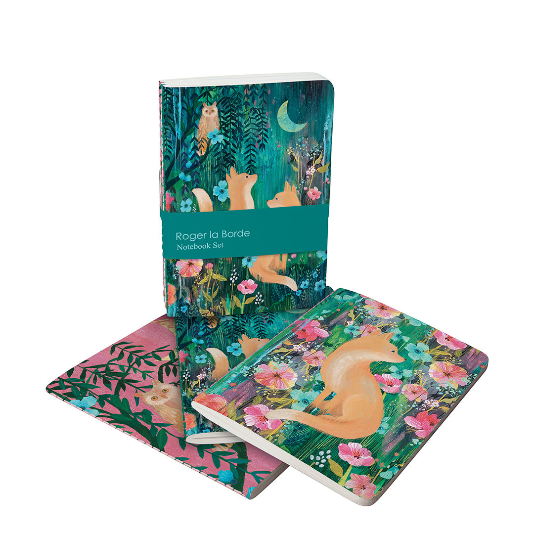 Set A6 notitieboekjes Moonlit Meadow - Roger la Borde