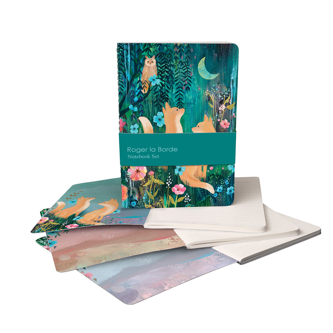 Set A6 notitieboekjes Moonlit Meadow - Roger la Borde