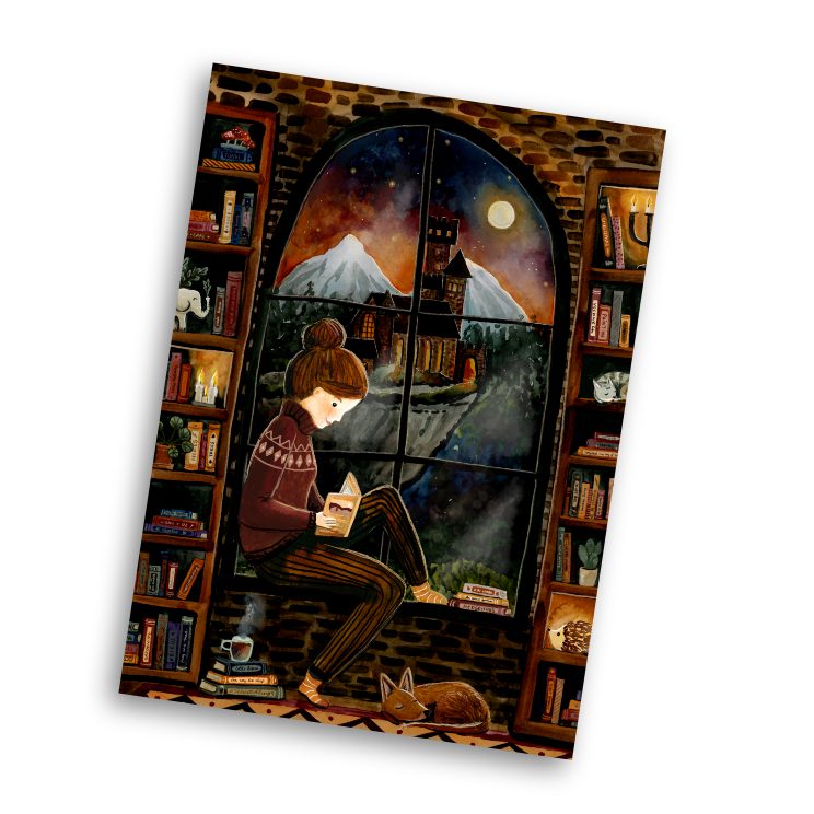 Kaart Perfect Library - Esther Bennink