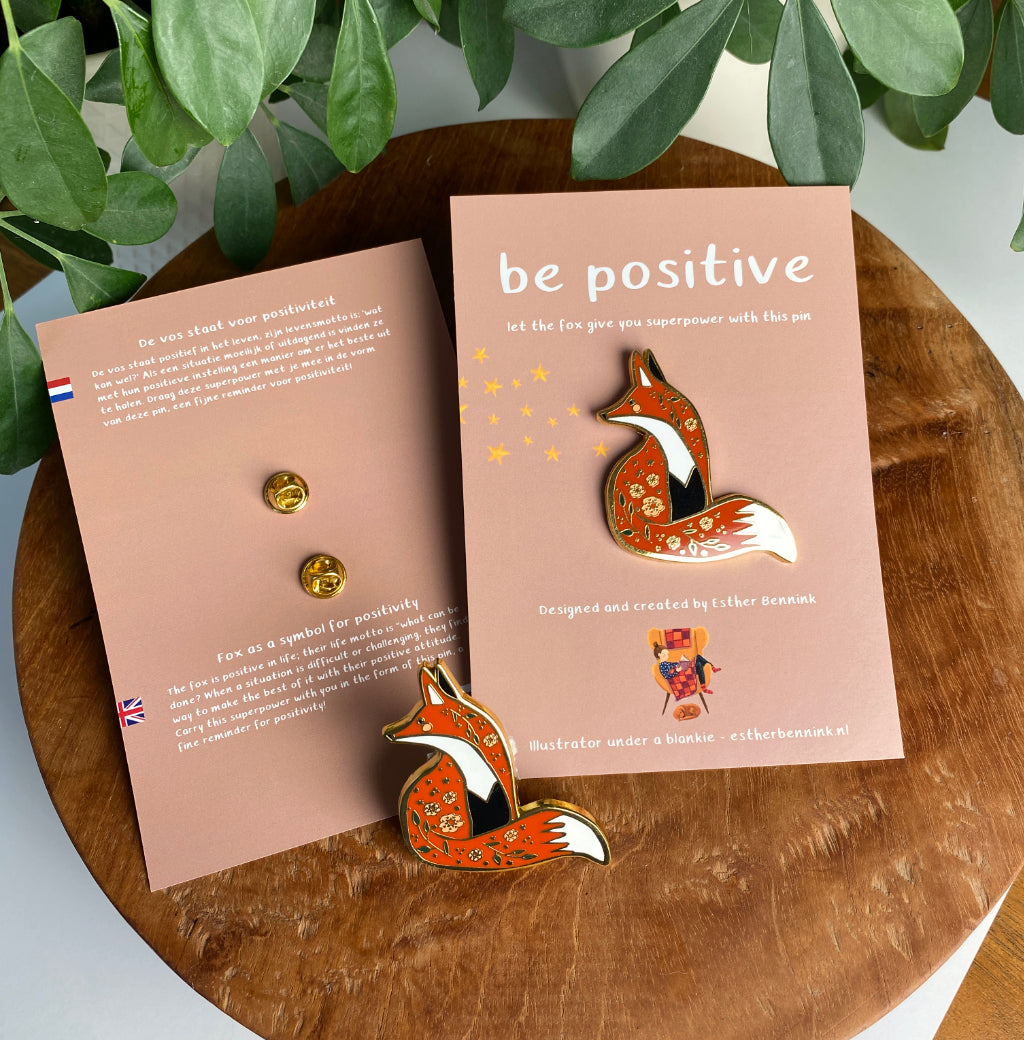 Pin Vos - Be Positive - Esther Bennink