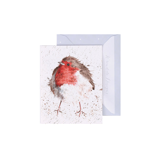 Mini kaartje Roodborstje Jolly Robin - Wrendale
