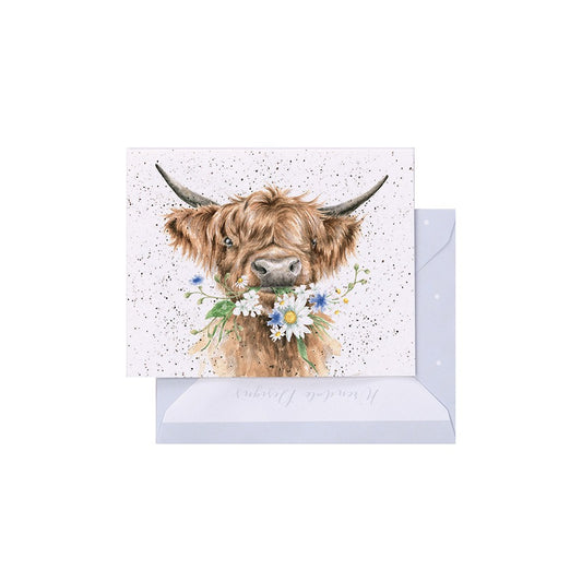 Mini kaartje koe Daisy Coo - Wrendale