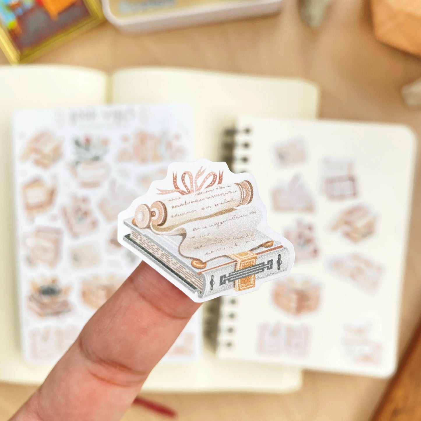 Stickervel Reading Time Book Vibes - LETTOOn