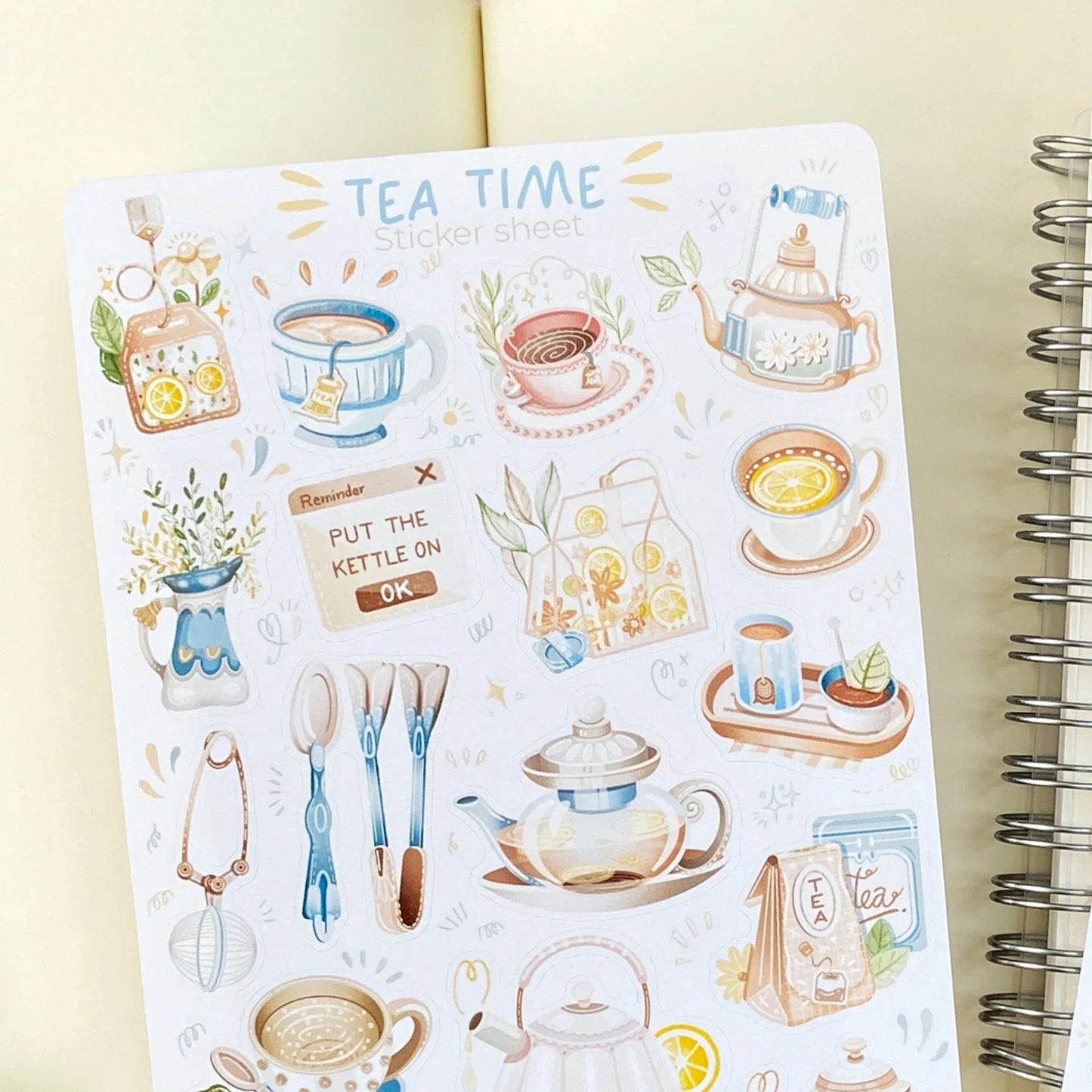 Stickervel Tea Time - LETTOOn