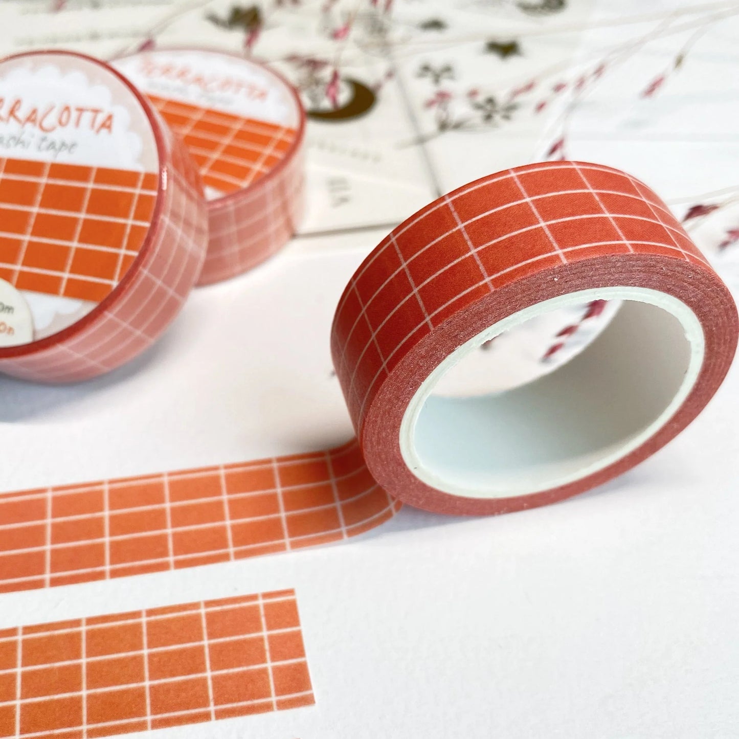 Washi tape Terracotta Grid - LETTOOn