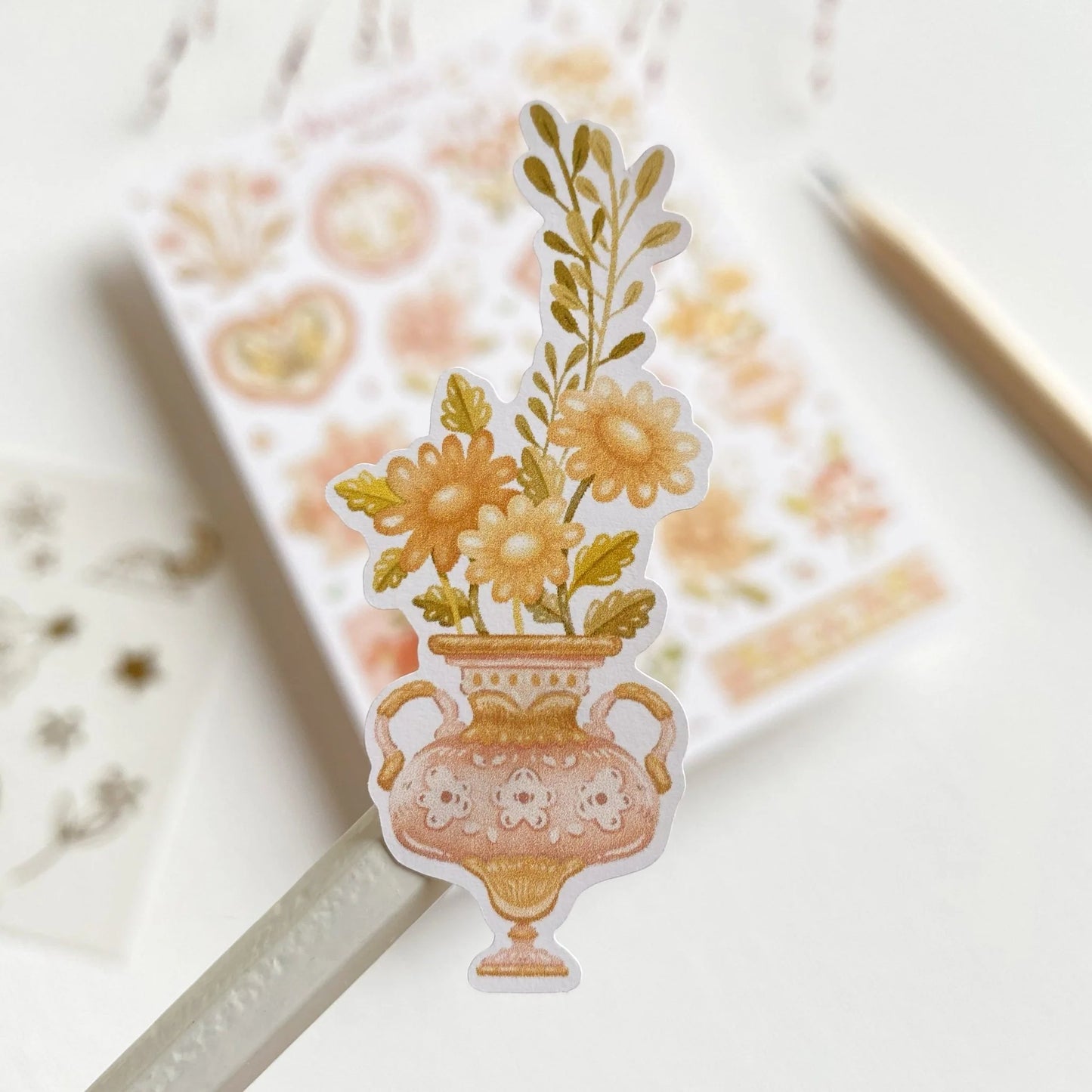 Stickervel Romantic Flower - LETTOOn
