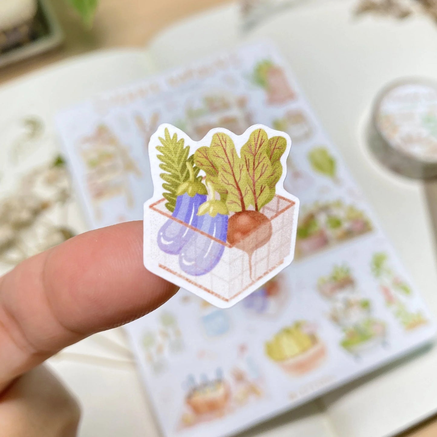 Stickervel Veggie Garden - LETTOOn