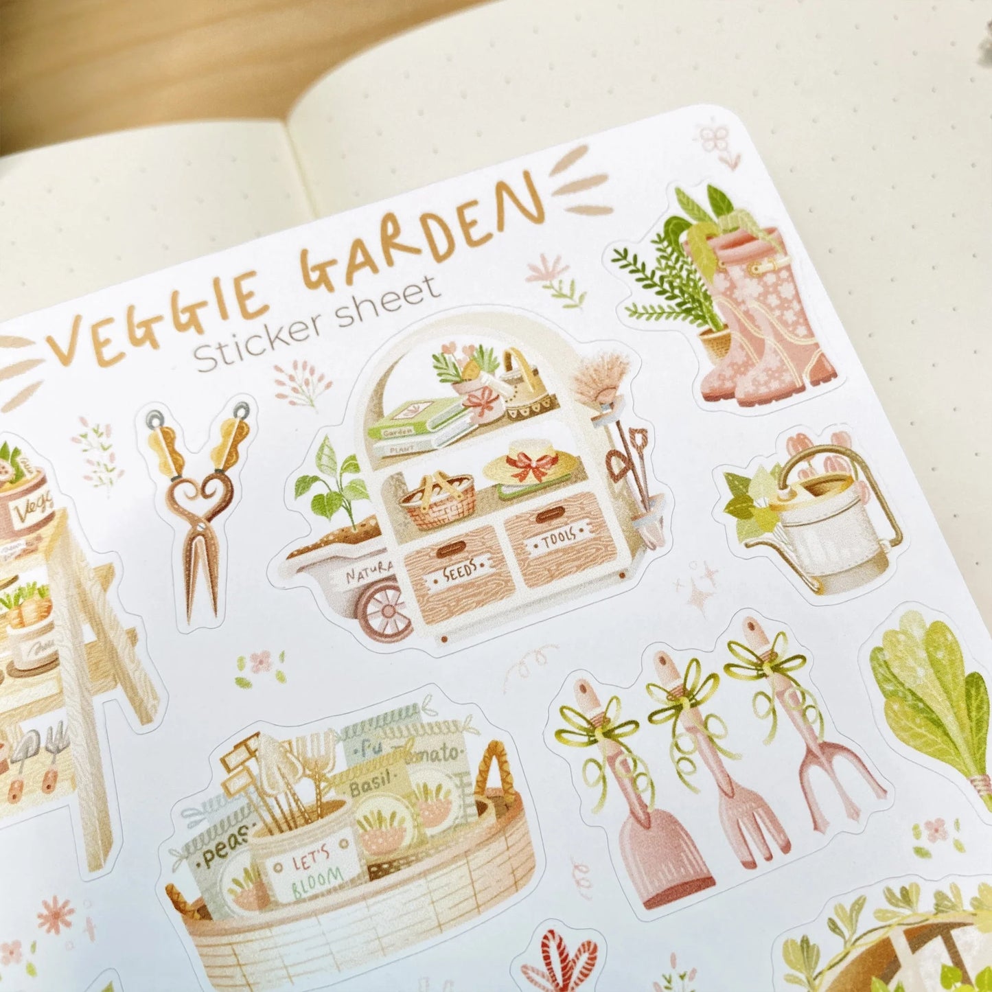 Stickervel Veggie Garden - LETTOOn