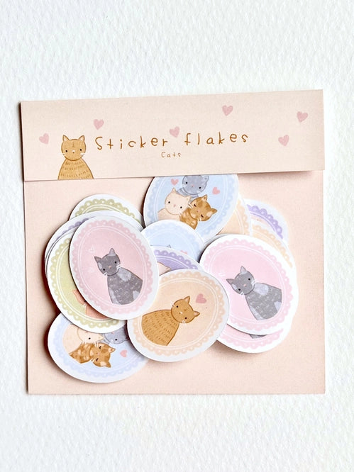 Sticker Flakes Cats - Nikki Dotti