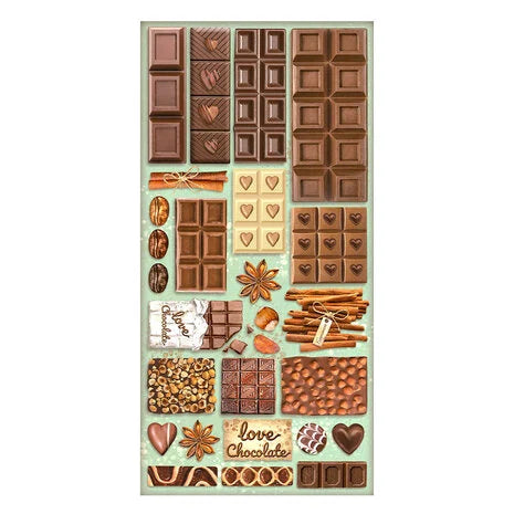 Scrapbook papier 15x30,5 cm Coffee and Chocolate - Stamperia