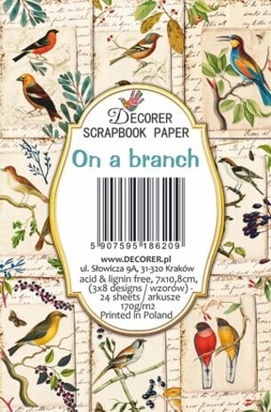 Mini Scrapbook papier On a Branch - Decorer