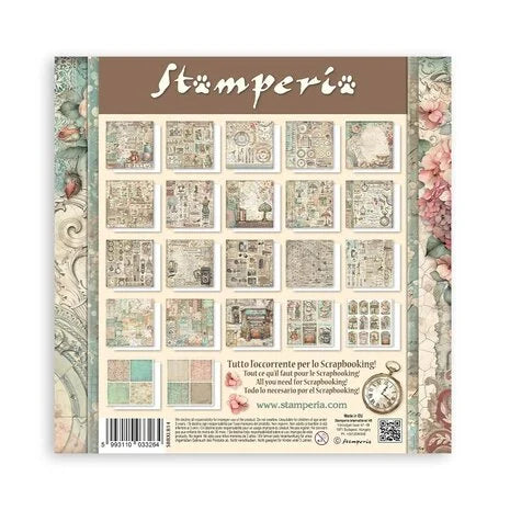 Scrapbook papier 30,5x30,5 cm Brocante Antiques - Stamperia