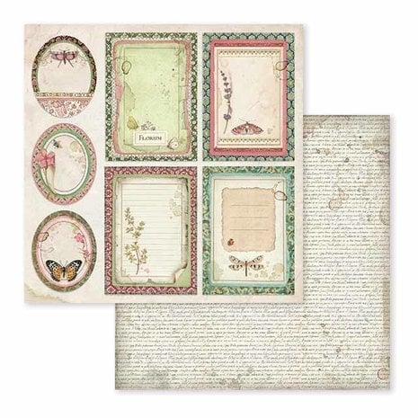 Scrapbook papier 30,5x30,5 cm Spring Botanic - Stamperia