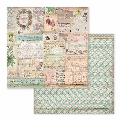 Scrapbook papier 30,5x30,5 cm Spring Botanic - Stamperia