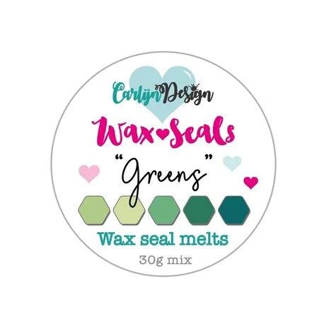 Waxzegel melts Greens - Carlijn Design