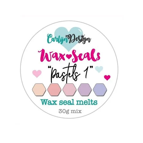 Waxzegel melts Pastels 1 - Carlijn Design
