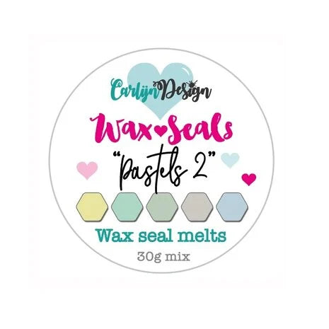 Waxzegel melts Pastels 2 - Carlijn Design