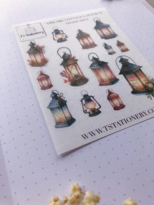 Washi-stickervel Dreamy Lanterns - T's Stationery