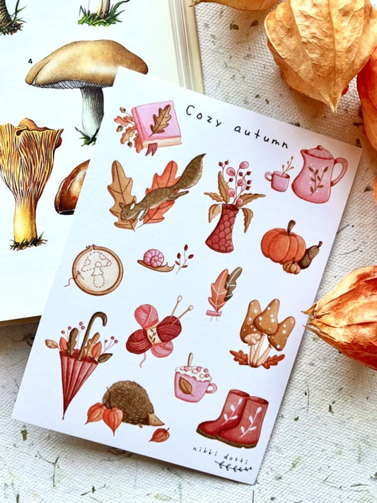 Stickervel Cozy Autumn - Nikki Dotti