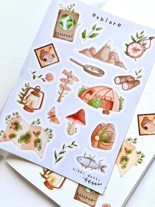 Stickervel Explore - Nikki Dotti