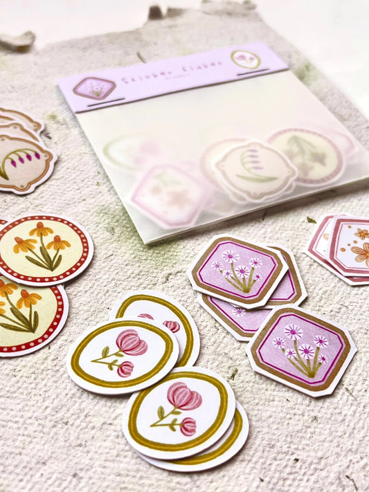 Sticker Flakes Flowers - Nikki Dotti