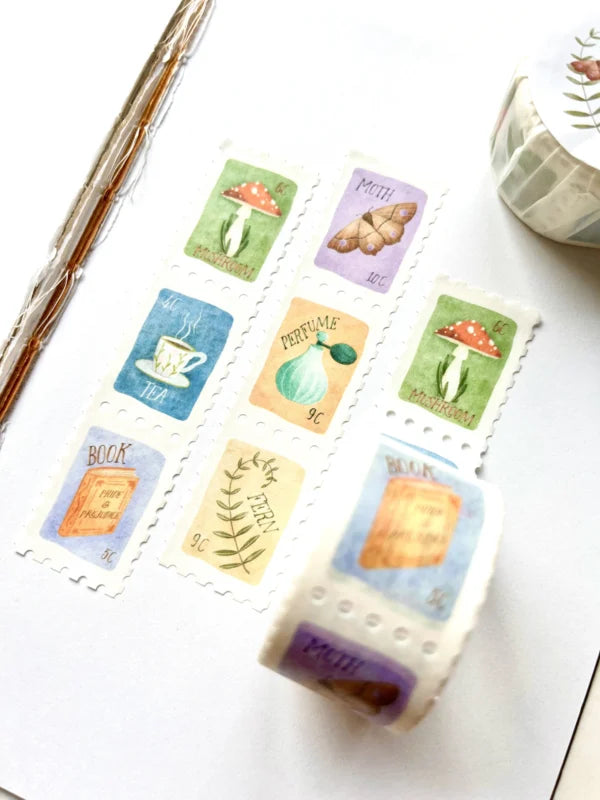 Postzegel washi tape Cozy - Nikki Dotti