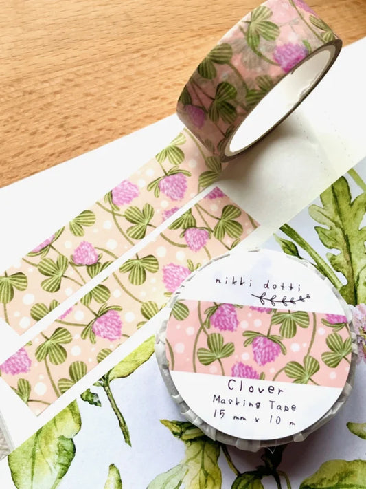 Washi tape Clover - Nikki Dotti