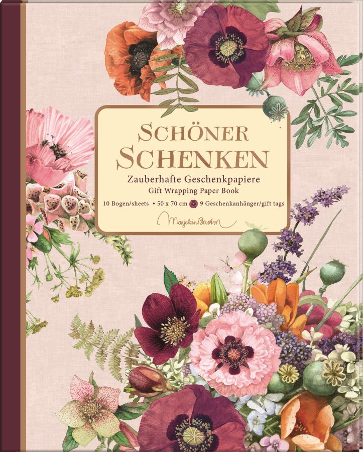 Cadeaupapier Marjolein Bastin Bloemen - Coppenrath