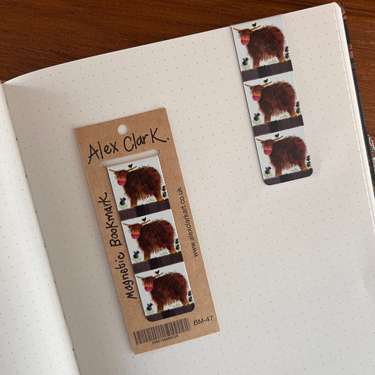 Boekenlegger Magnetisch Hamish Highland Cow - Alex Clark