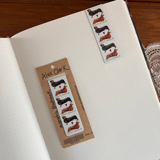 Boekenlegger Magnetisch Debonair Dachshunds - Alex Clark